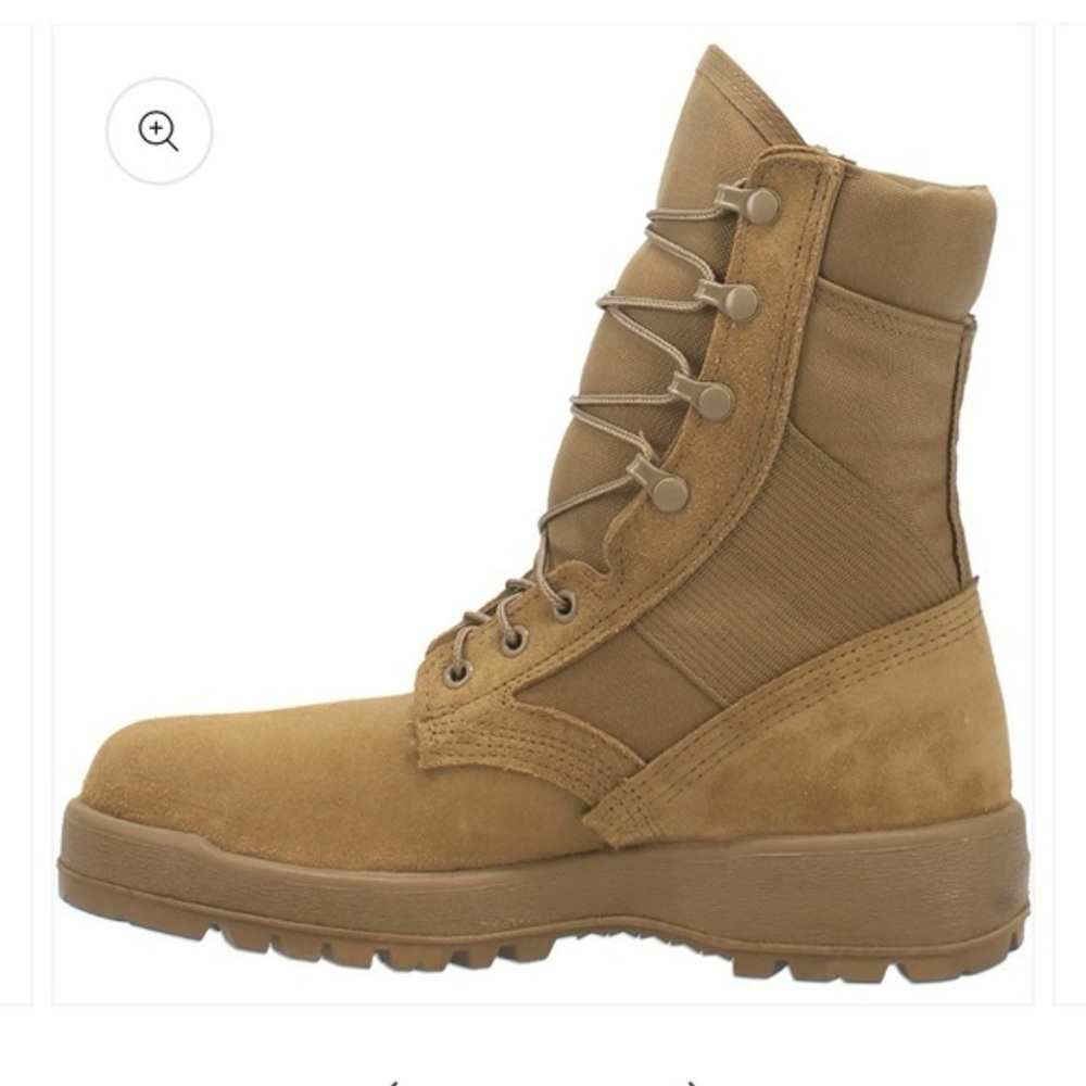 MILITARY ISSUE MCRAE MIL-SPEC 8" Coyote Hot Weather Steel-Toe Boots Size 10R